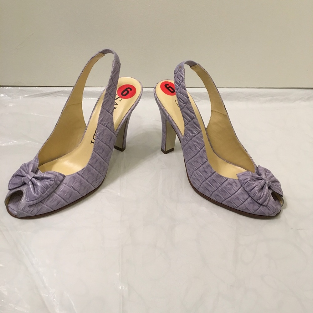 Peep Toe Sling Back Heels 6M NWT